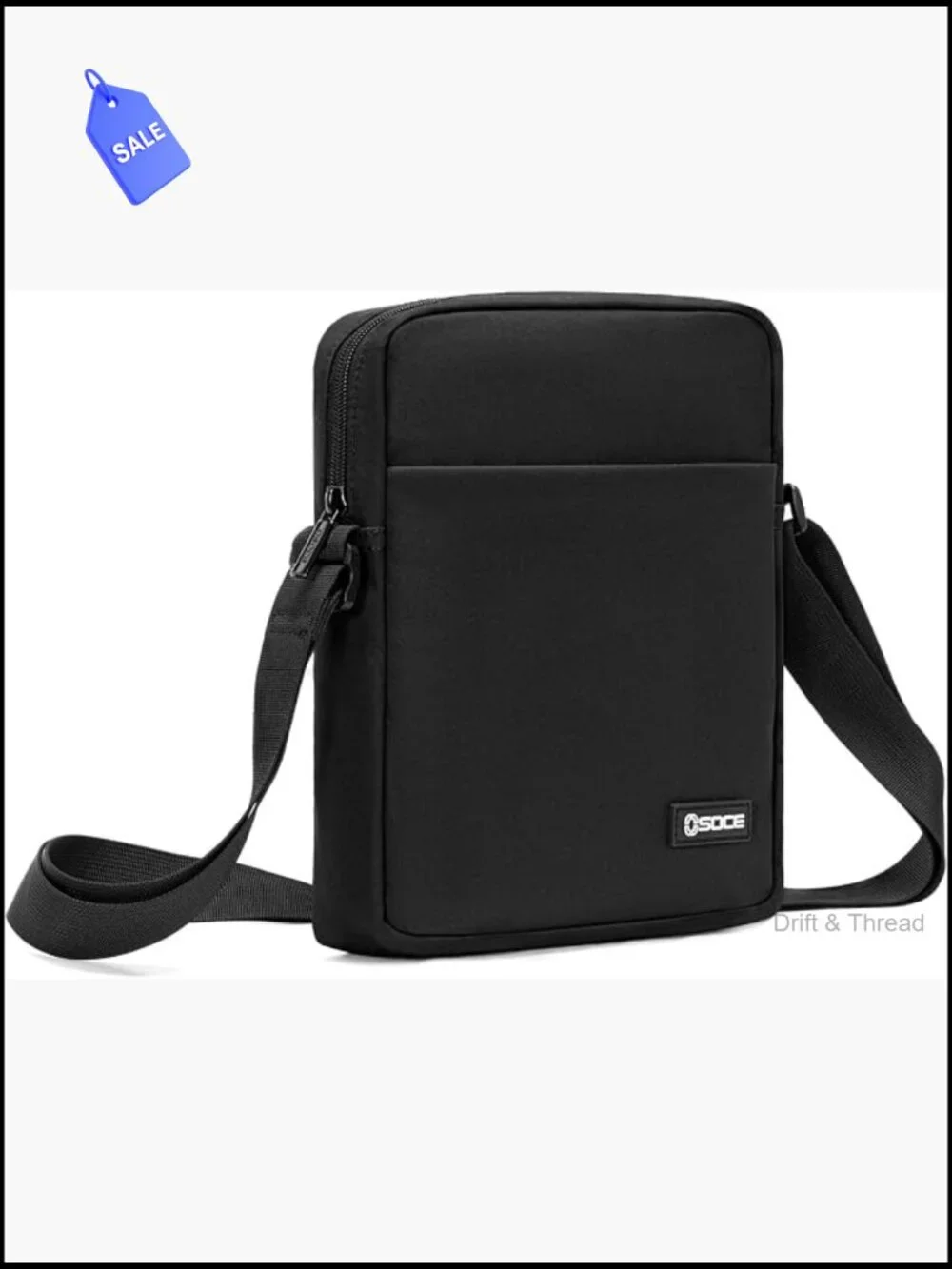 Nylon Messenger Bag Crossbody Shoulder Bag Business Slim Work Travel Sling